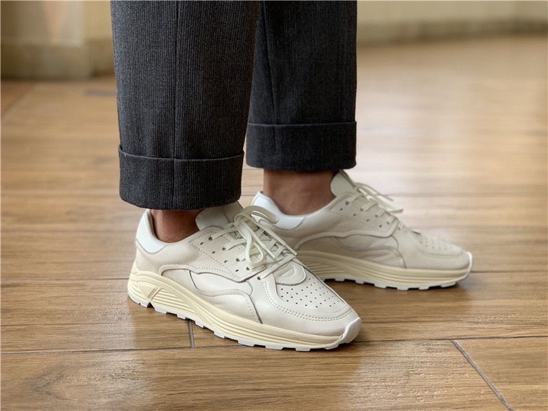 Men'S Shoes Hey Dude - Casual witte herenschoenen met ronde neus