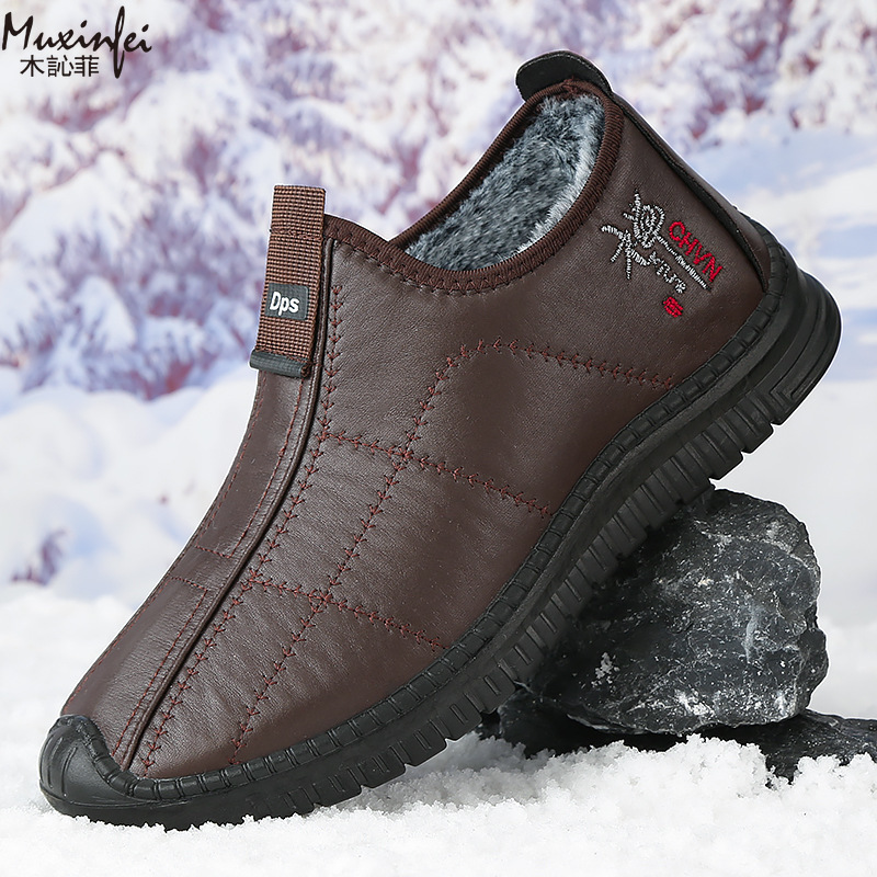 Men'S Shoes Hey Dude - Winter Heren Katoenen Schoenen Warme Pluche