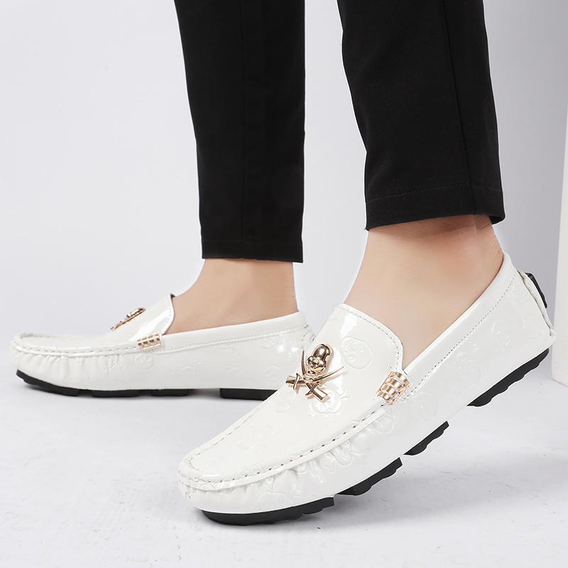 Men'S Shoes Hey Dude - Herenkwaliteitsschoenen Shine Skull Loafers Schoenen voor