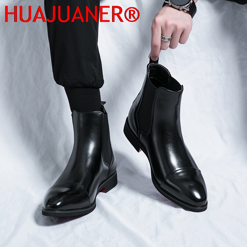 Zwarte Chelsea-laarzen voor he - Men'S Shoes Hey Dude recensie en prijs