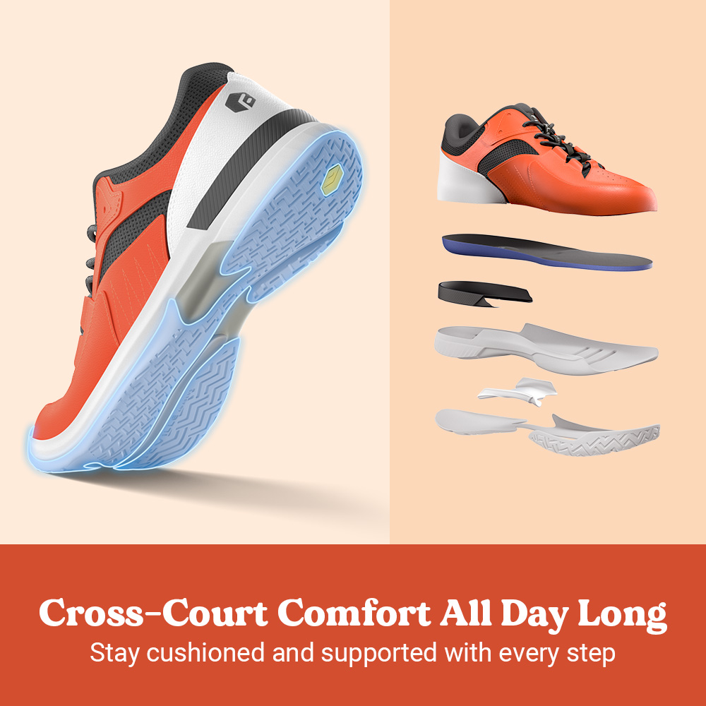 FitVille Heren Pickleball-scho - Men'S Shoes Plantar Fasciitis recensie en prijs